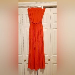 NEW strapless dress, size large